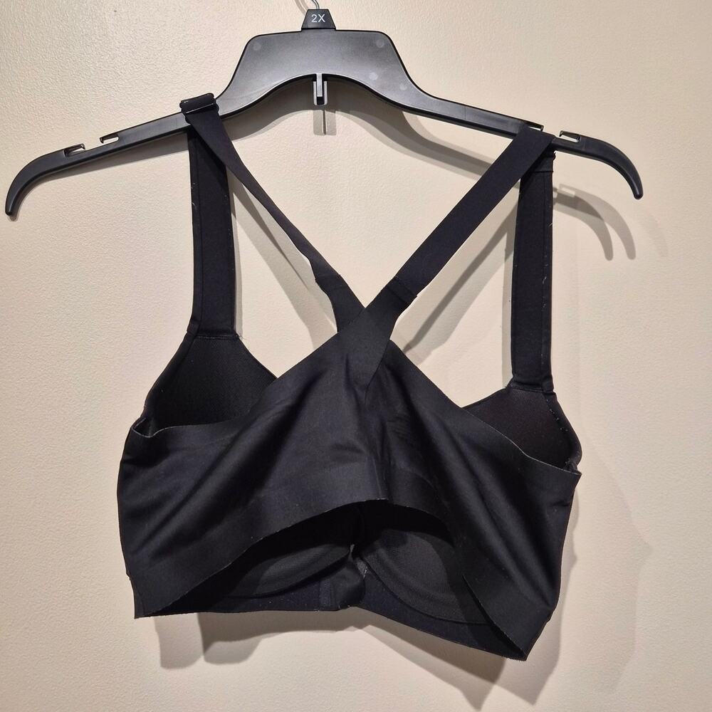 Victoria Secret Sport 36DD Incredible Knockout Ultra Max Black Zip Front Bra - Picture 3 of 6